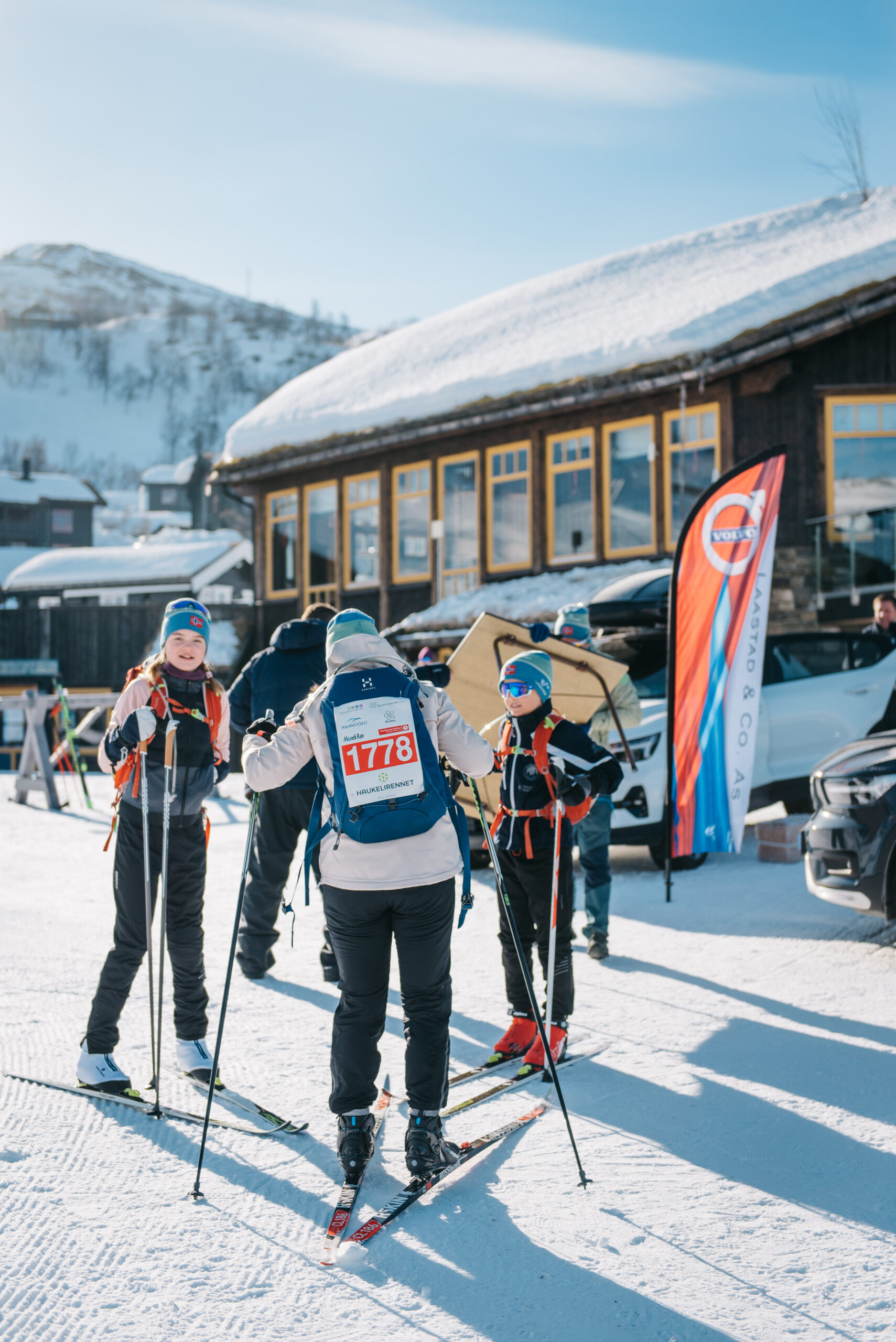 Haukelirennet deltakarar før start